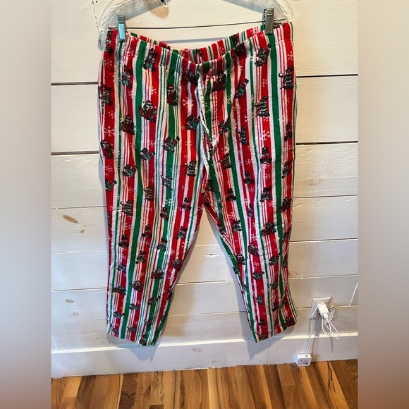 Buc-ee’s men’s Festive Striped Pajama Pants, size XL, GUC, Christmas, flannel - Picture 1 of 9